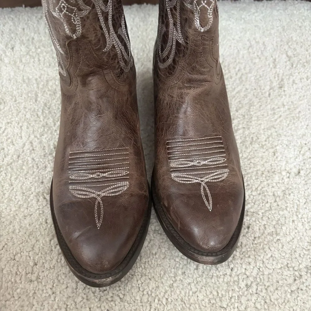 EUC Idyllwind Women’s Banter Western Boots Brown Leather Size 9 Cowgirl Cowboy